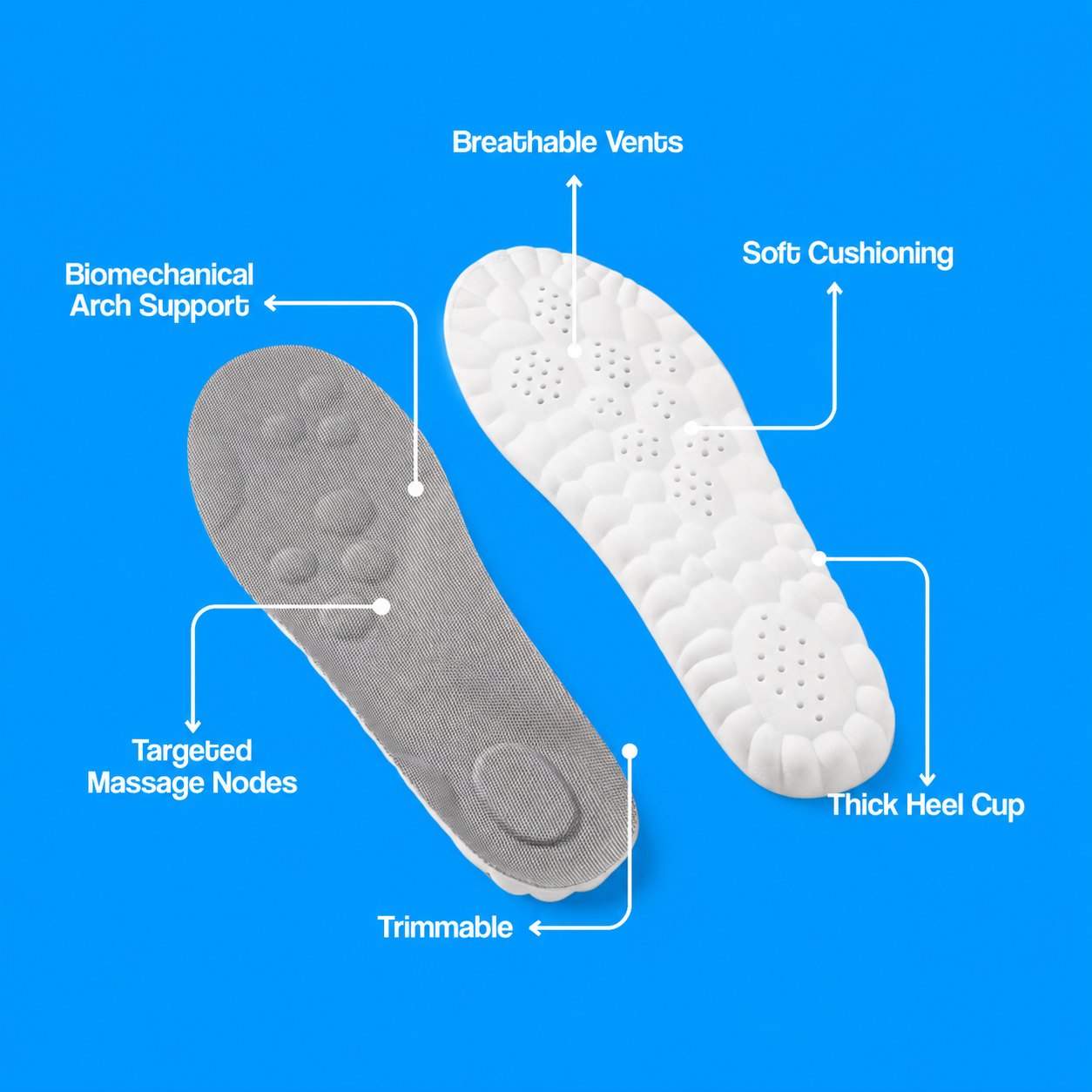 CloudySoles™ Orthopedic Cloud Insoles